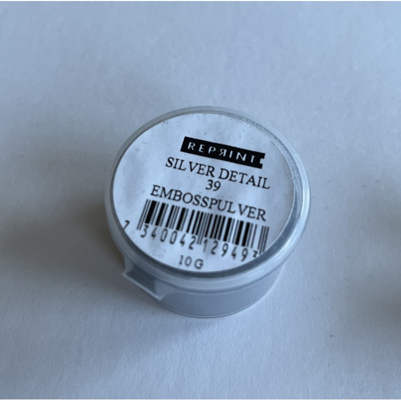 Reprint Embossing pulver 10g Silver