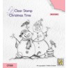 Nellie‘s Choice Nellie‘s Choice Clear Stamp - Christmas time Snowmen  80x73mm