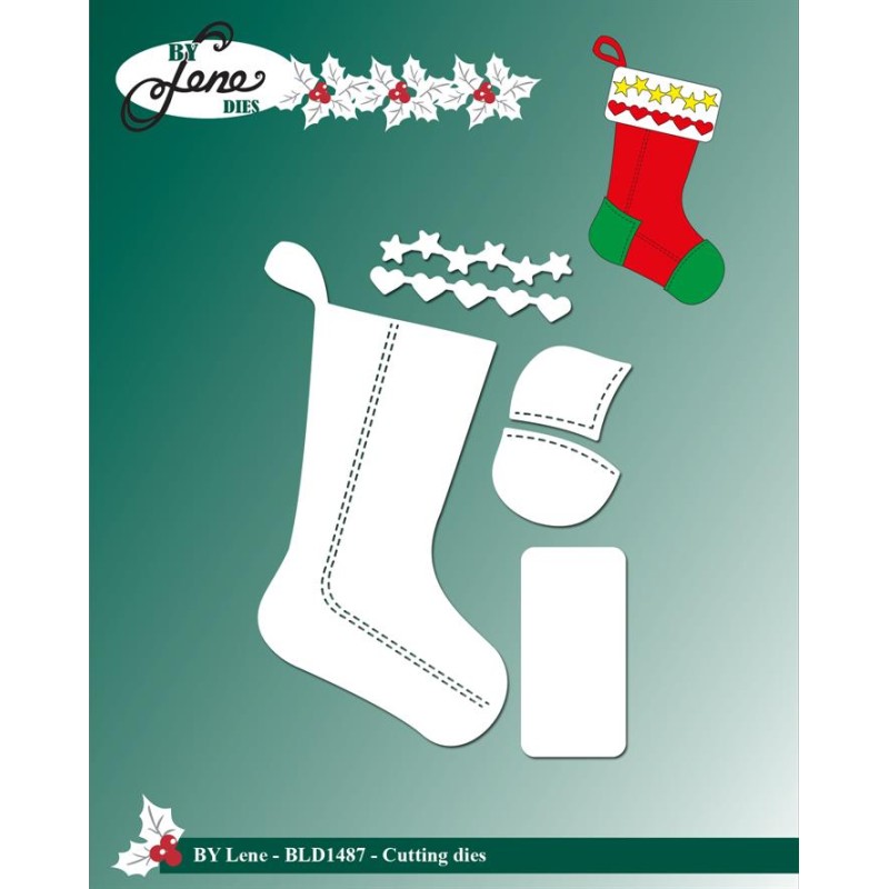BY LENE DIES "Christmas Sock" BLD1487