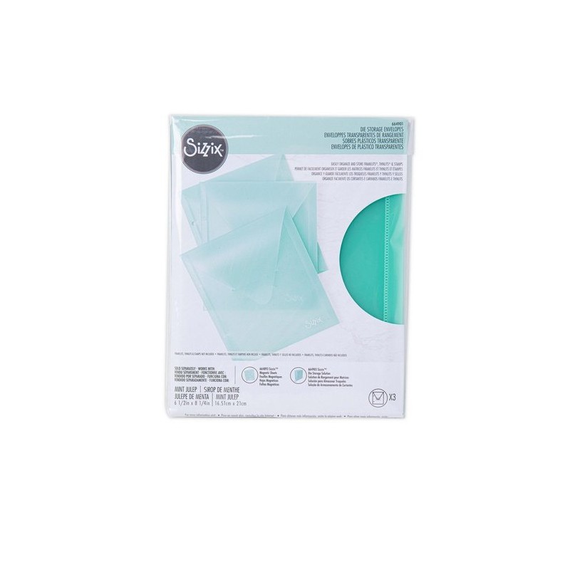 Sizzix • Storage Die Storage Envelopes Mint Julep