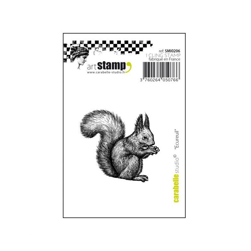 Carabelle Studio • Cling Stamp Mini Ecureuil