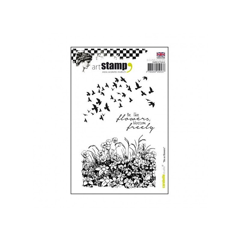Carabelle Stamp A6 Be Like Flowers