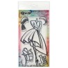 Ranger Dylusions Couture Clear Stamp Night At the Opera  Dyan Reaveley