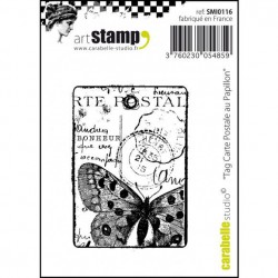 Carabelle stamp tag carte...