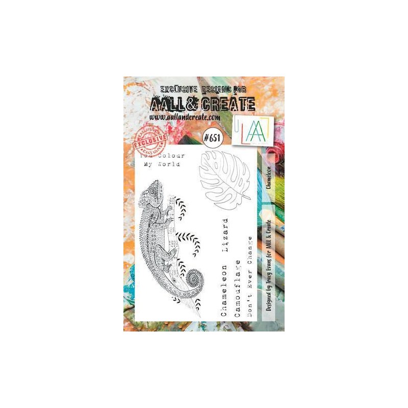AALL & Create Stamp Chameleon AALL-TP-651 7,3x10,25cm Tracy Evans