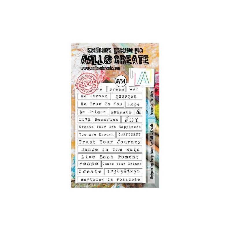 AALL & Create Stamp Power of the Word AALL-TP-754 15x10cm Tracy Evans