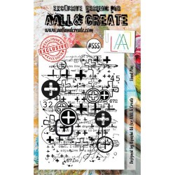 AALL & Create Stamp Lined Plus AALL-TP-555 15x10cm Bipasha BK