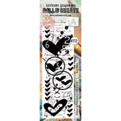 AALL & Create Stamp Heart Medley AALL-TP-732 7,3x20.5cm Tracy Evans