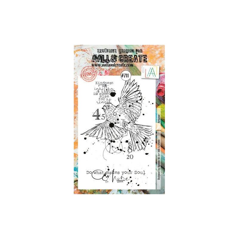 AALL & Create Stamp Airbone AALL-TP-711 15x10cm Bipasha BK
