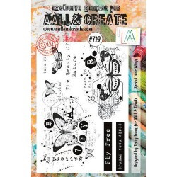 AALL & Create Stamp Spread your Wings AALL-TP-729 14,6x20cm Tracy Evans