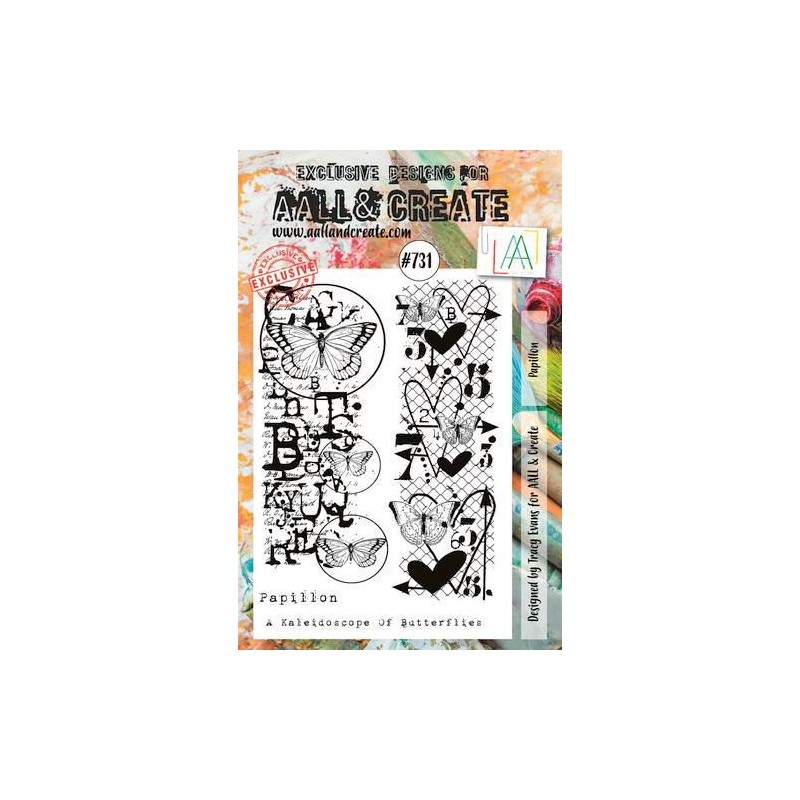 AALL & Create Stamp Papillon AALL-TP-731 14,6x20cm Tracy Evans