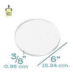 Gel press - Gel Printing Plate Round 15,24cm 6 inch Rund