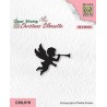 Nellie‘s Choice Clearstamp "Angel with trumpet" CSIL019