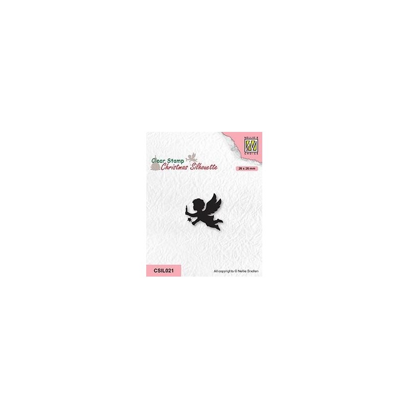 Nellie‘s Choice Clearstamp "Angel with candle"