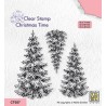 Nellie‘s Choice Clearstamp "3 Snowy Fir Trees" CT057