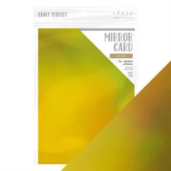 Tonic/Craft Perfect - Iridescent Mirror Card "Inca Gold" A4 x5