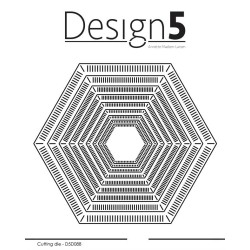 Design5 dies "Hexagonframe...