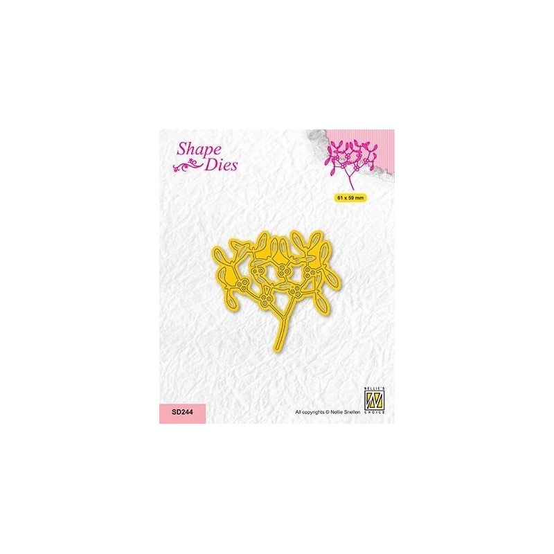 Nellie Shape dies "Mistletoe" SD244
