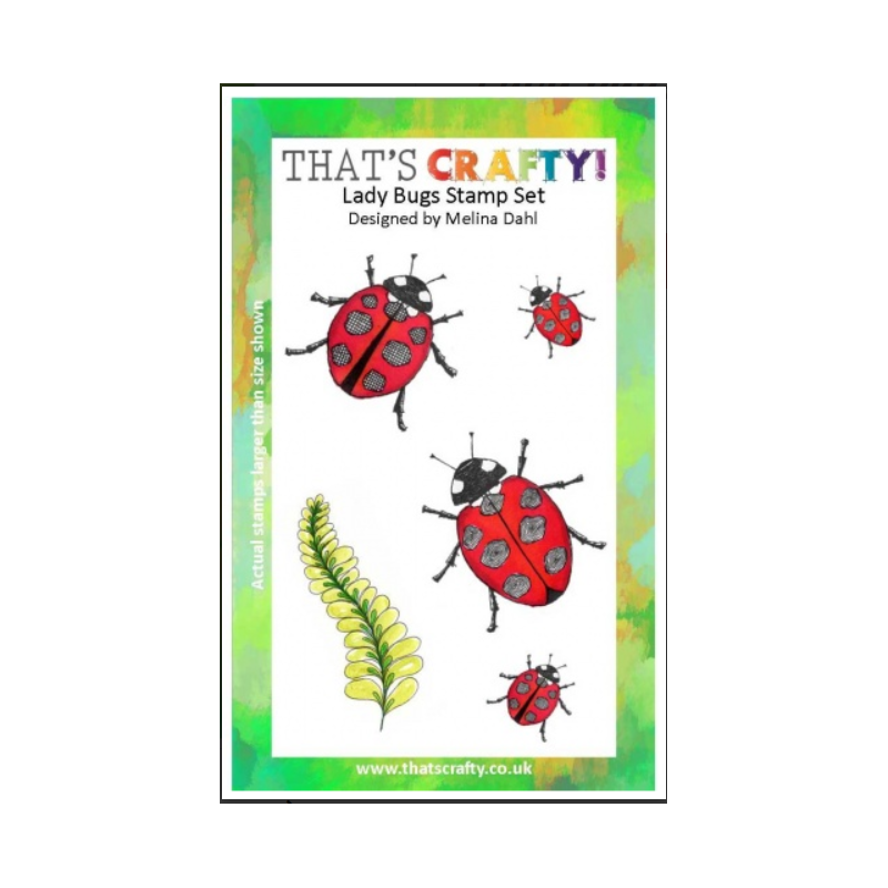 That's Crafty! A6 Clearstamp "Lady bugs" Malina Dahl