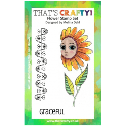That's Crafty! A6 Clearstamp "Flowers set" Malina Dahl