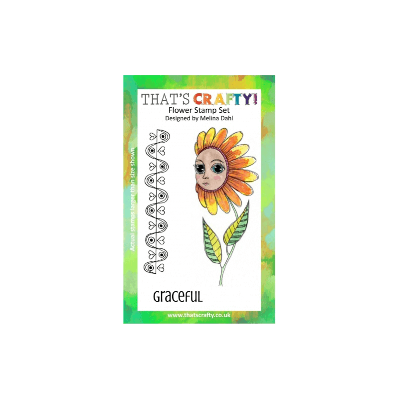 That's Crafty! A6 Clearstamp "Flowers set" Malina Dahl