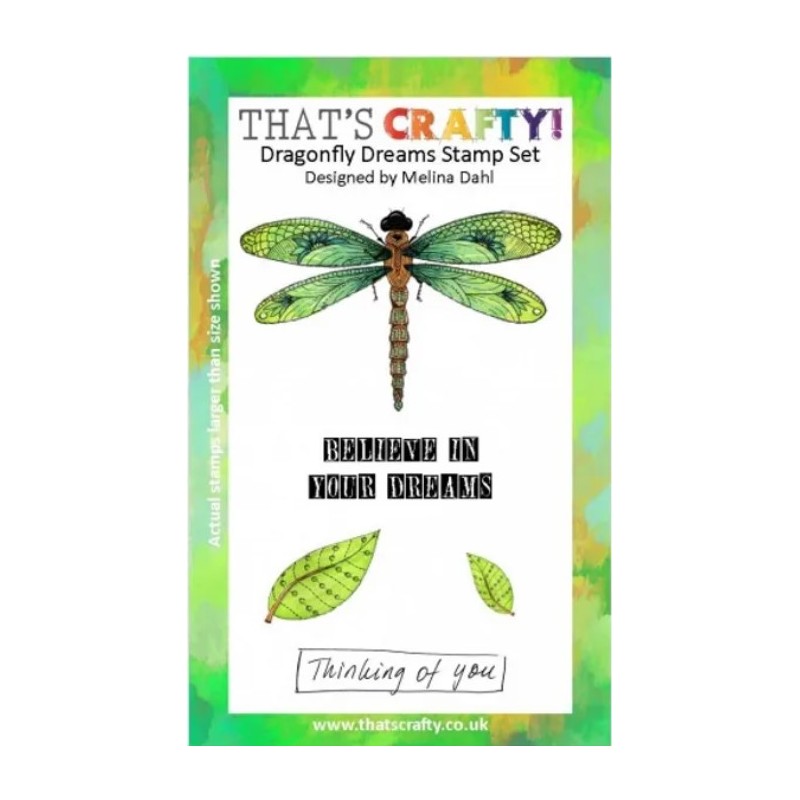 That's Crafty! A6 Clearstamp "Dragonfly Dreams" Malina Dahl