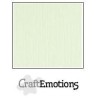 CraftEmotions linen cardboard 10 Sh light green 30,5x30,5cm