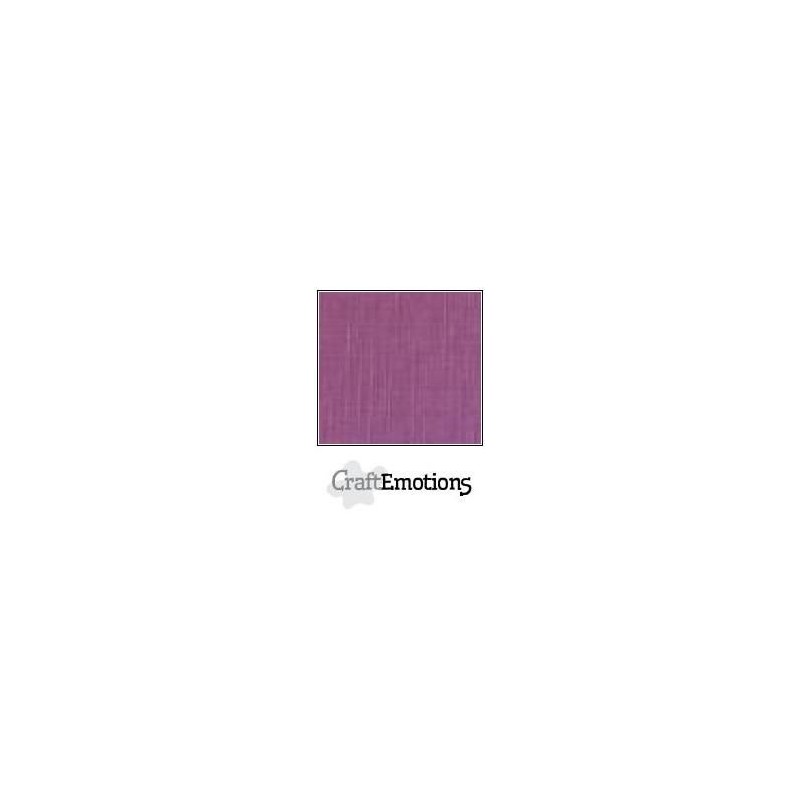 CraftEmotions linen cardboard 10 Sh purple 30,5x30,5cm