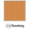 CraftEmotions linen cardboard 10 st toffee 30,5x30,5cm