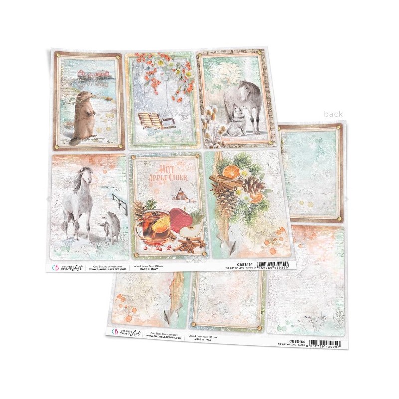 Ciao Bella "The Gift of love" 1ark 12"X12" Bilder CBSS164