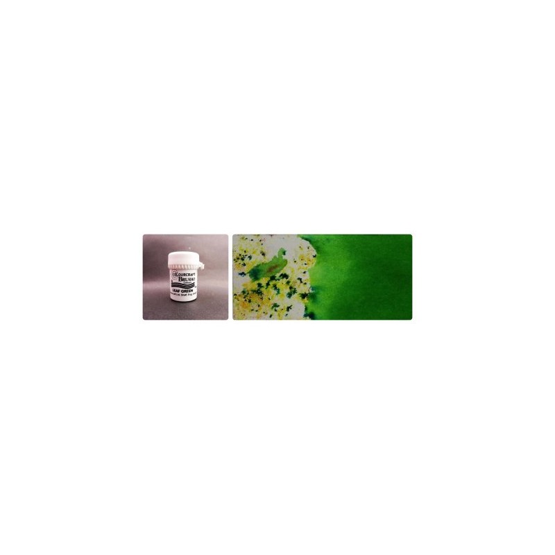 Colourcraft Brusho Styckvis / Burk 15 g. leaf green