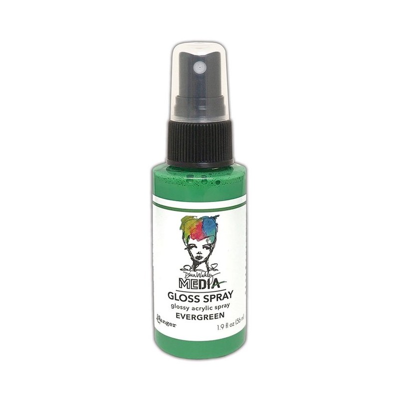 Ranger Dina Wakley Media Gloss spray 59 ml - "Evergreen"