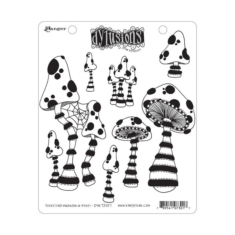 Ranger • Dylusions cling Mount Stamp There's Not Mushroom In