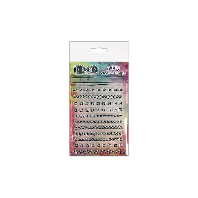 Ranger Dylusions Diddy Clear Stamp - Mini Doodles  Dyan Reaveley