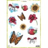 CraftEmotions KlippArk sheets Bugs 1 A4 170 grm Carla Creaties