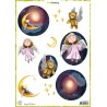 CraftEmotions KlippArk sheets Angel & Bear 1 A4 170 grm Carla Creaties