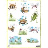 CraftEmotions KlippArk sheets Bugs 2 A4 170 grm Carla Creaties