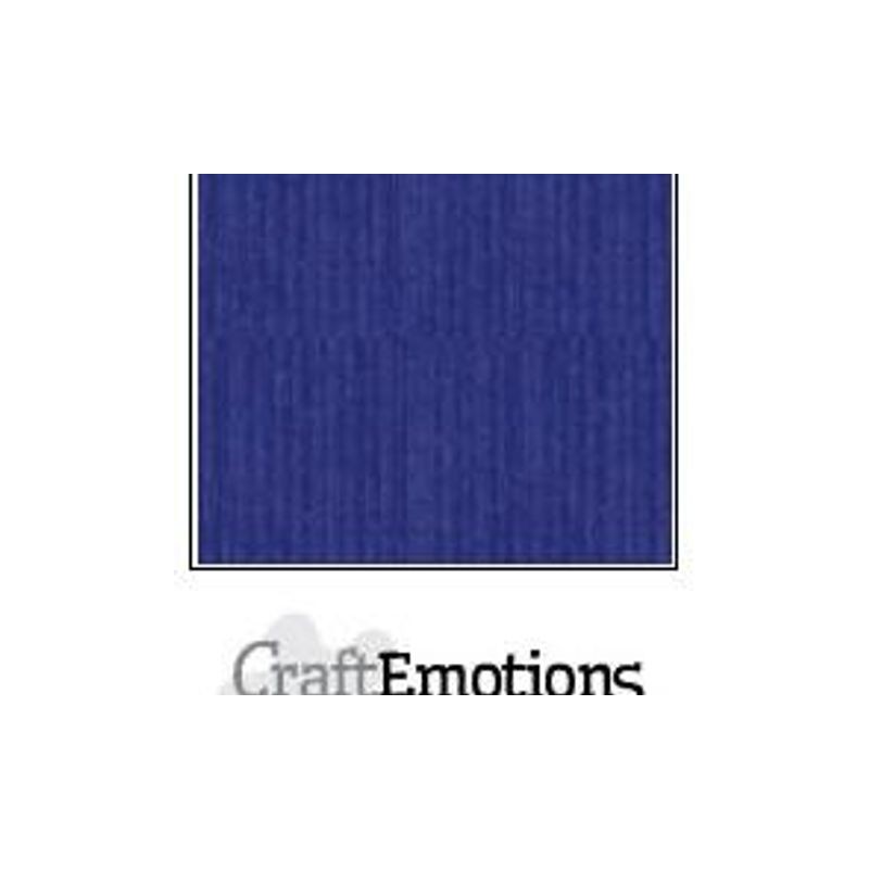 CraftE Cardstock Linen Sapphire blue 12"x12" / 10st
