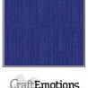 CraftE Cardstock Linen Sapphire blue 12"x12" / 10st