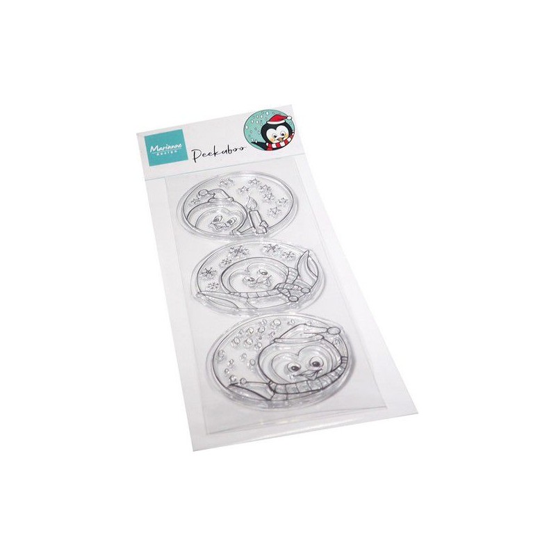 Marianne D Clear Stamps Hetty‘s Peek-a-boo Penguins  75x210mm