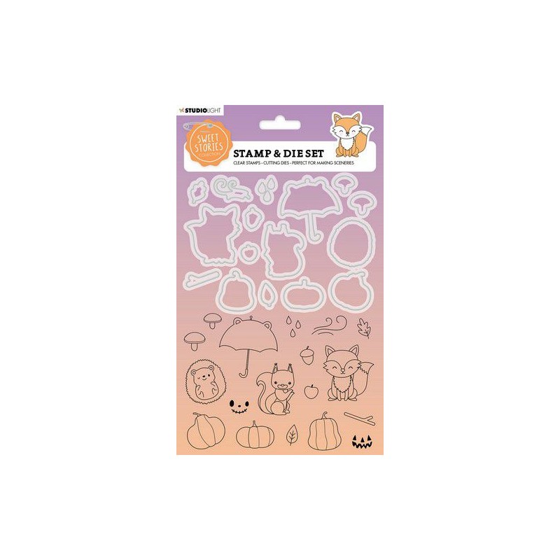 Studio Light Stamp & Cutting Die Sweet Stories nr.49  154x223mm
