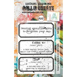 AALL & Create Stamp Basic Tags AALL-TP-647 7,3x10,25cm Bipasha BK