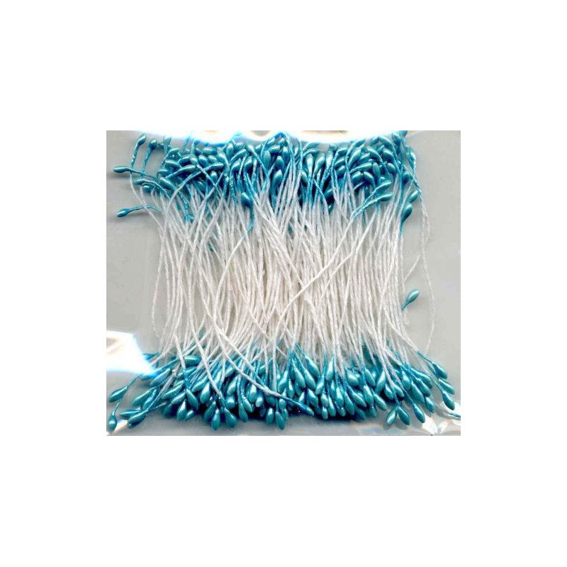 Pistiller / Stamen Ljus blå 1mm x 144 st
