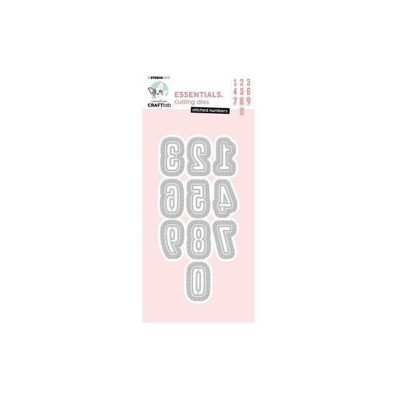 Studio Light Cutting Die Essentials nr.270 NUMBERS  175x85mm