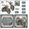 LazerDesign 3D ARK 30,5x30,5 cm Motorcykel