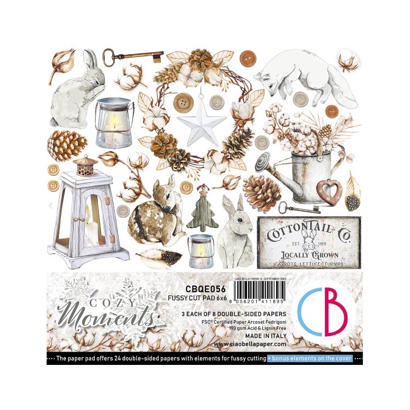 Ciao Bella COZY MOMENTS PAD 6X6 24/PKG