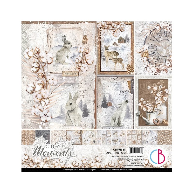 Ciao Bella COZY MOMENTS PAD 12X12 12/PK