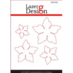 Lazer Design DIES Jul blommor