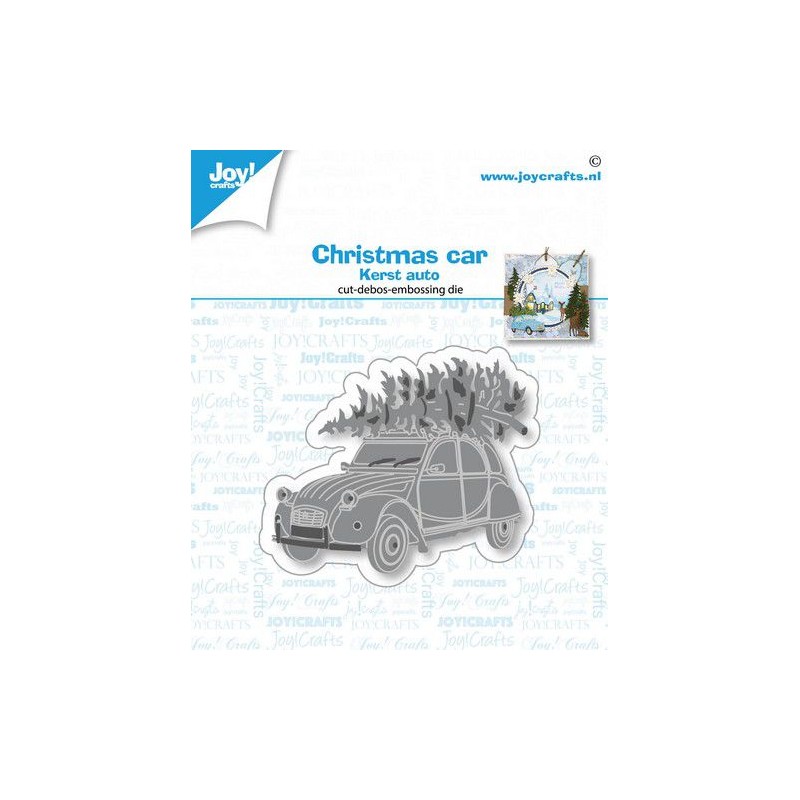 Joy! Crafts Die -  Car with Christmas tree 2 60x 50 mm