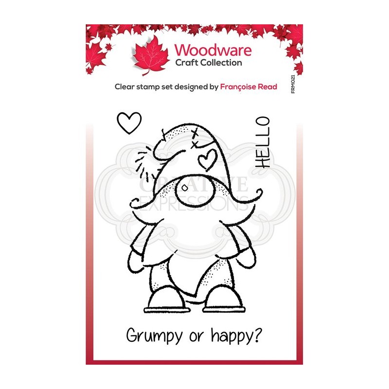 Woodware • Clear stamp singles gnome